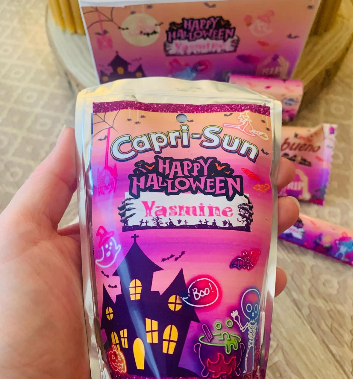 🥤 Étiquettes Personnalisées pour Capri-Sun