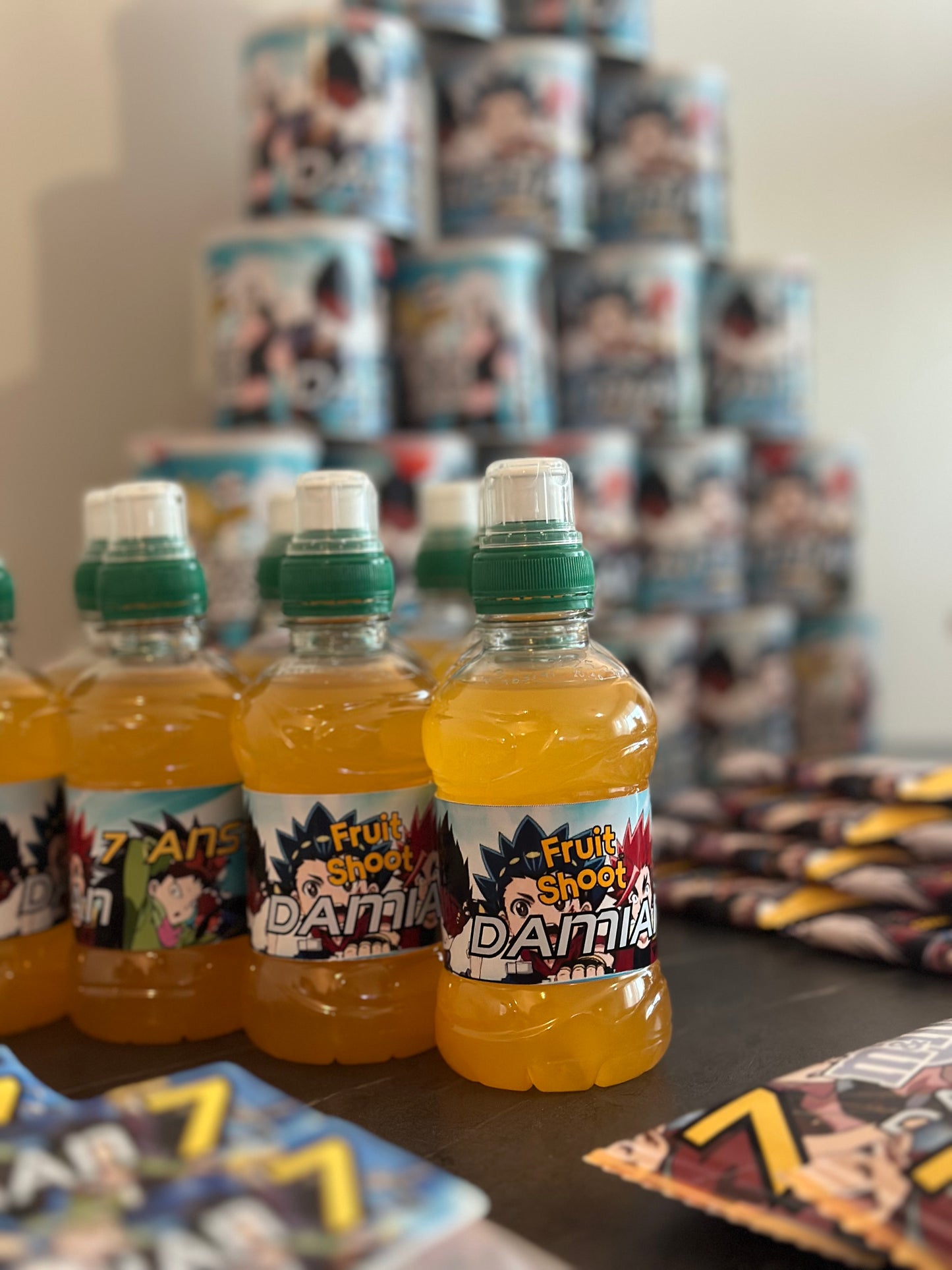 🍹Étiquettes pour Fruit Shoot Personnalisé
